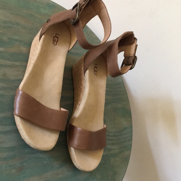 Ugg Womens Zoe II Ankle Strap Sandal Brown woman’s size 9.5 NEW without box - Picture 2 of 12